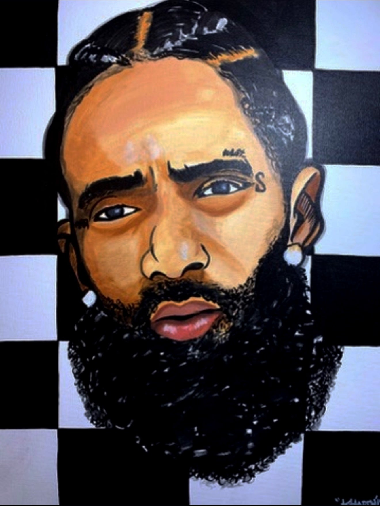 Nipsey Hussle Canvas Art