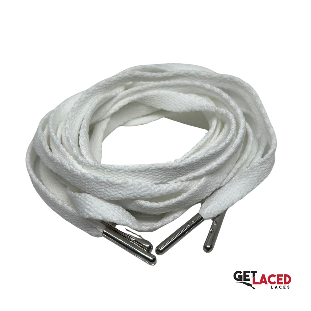 Exclusive Classic Flat Laces - White