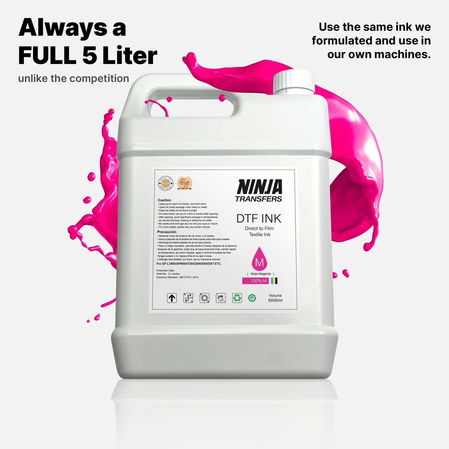 Premium DTF Magenta Ink