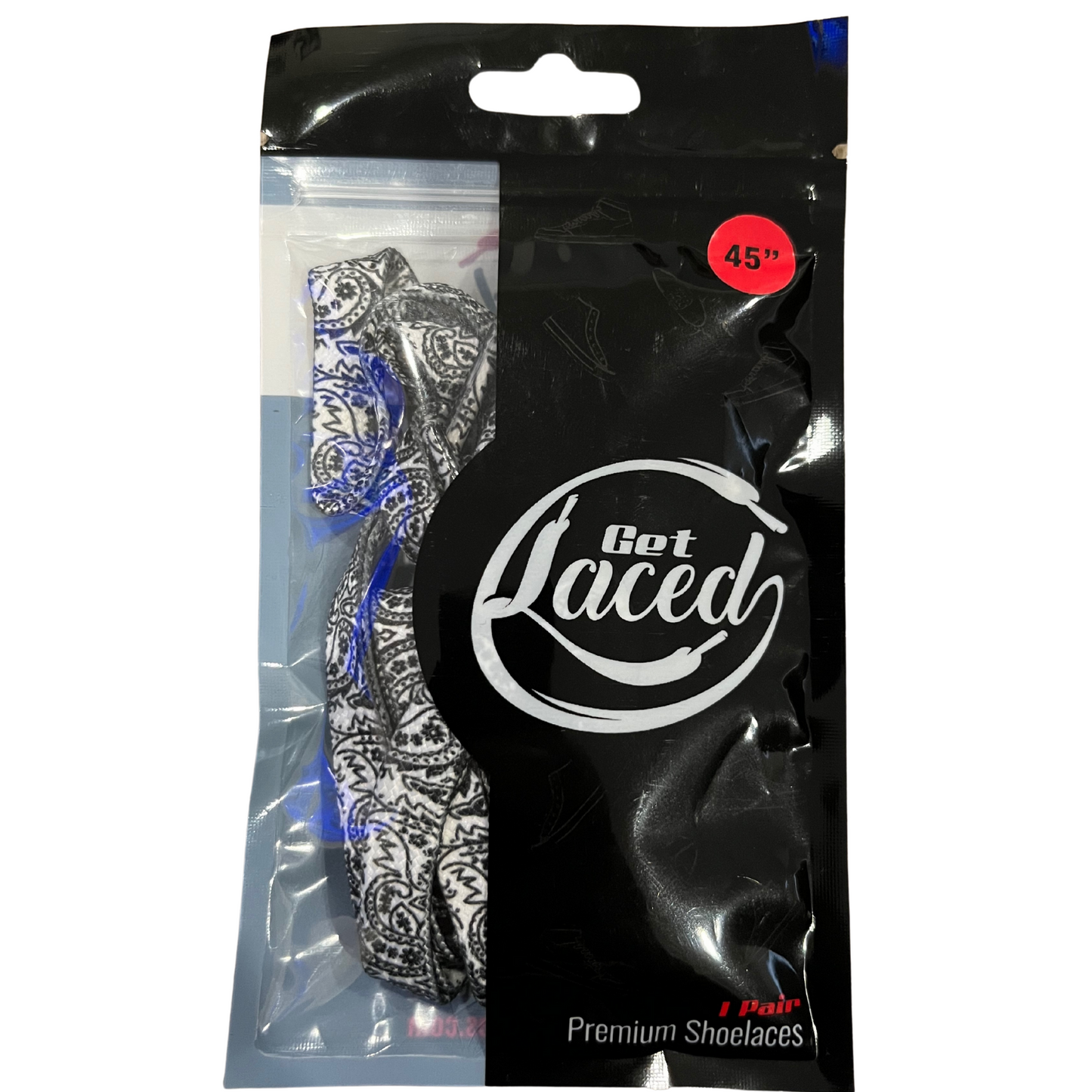 Paisley Print Laces