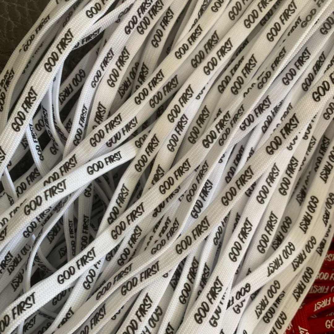 GOD FIRST Laces