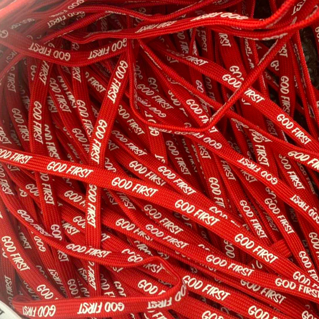 GOD FIRST Laces