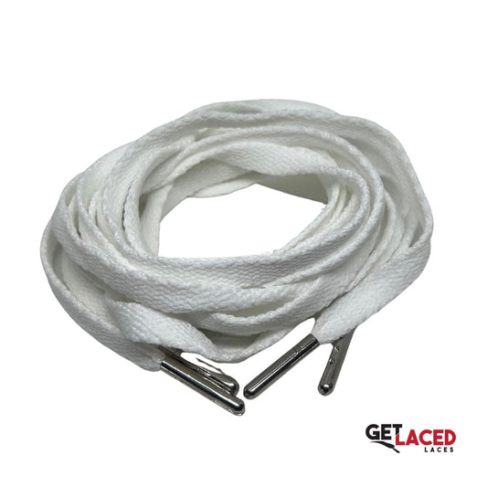 Exclusive Classic Flat Laces - White