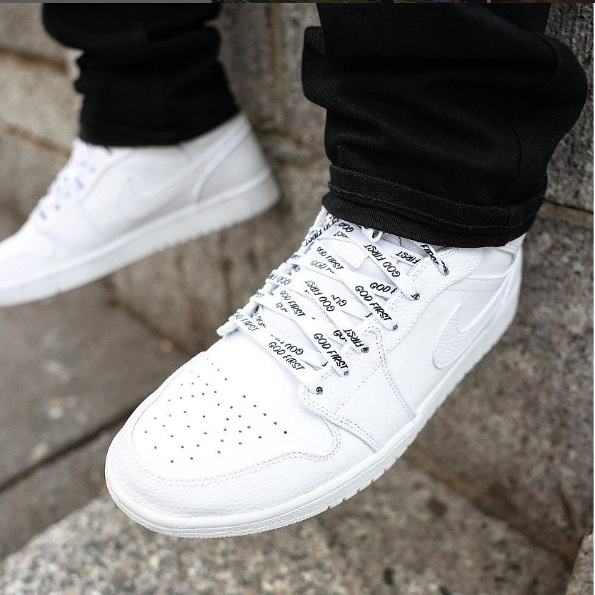 GOD FIRST Laces